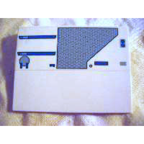 Slope 10 6 x 8 with SW UCS X-wing Pattern Right (Sticker) - Set 7191