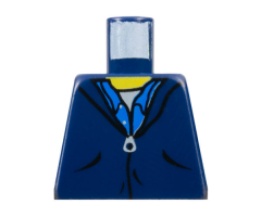 Torso Harry Potter Zipper Jacket and Blue Shirt Collar Pattern