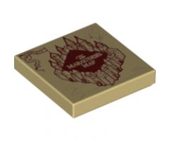 Tile 2 x 2 with Marauder's Map Pattern
