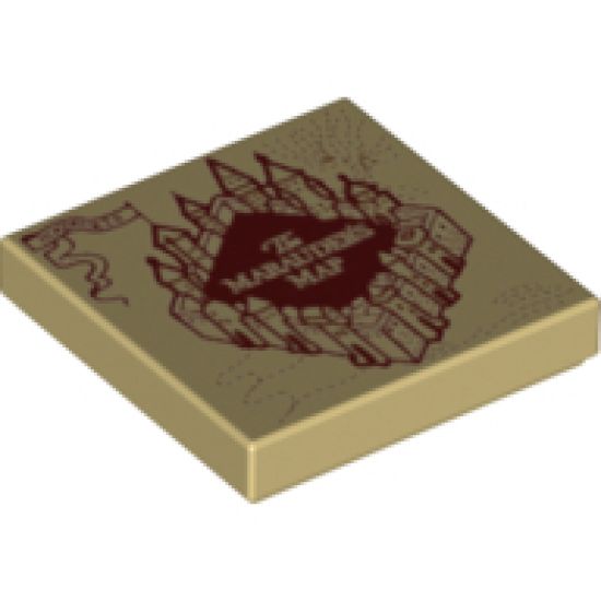 Tile 2 x 2 with Marauder's Map Pattern