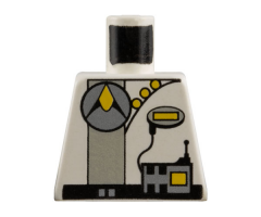 Torso Space Exploriens Logo with Radio Pattern