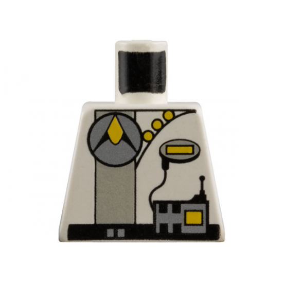 Torso Space Exploriens Logo with Radio Pattern