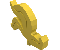 Minifigure, Headgear Accessory Plume Feather Triple