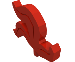 Minifigure, Headgear Accessory Plume Feather Triple