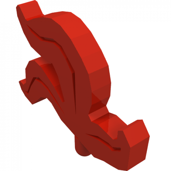Minifigure, Headgear Accessory Plume Feather Triple