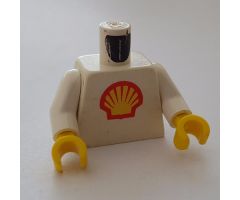Torso Shell Logo Large Pattern / White Arms / Yellow Hands