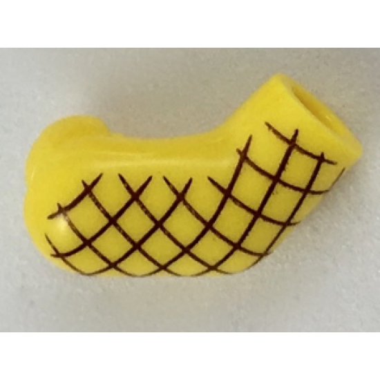 Arm, Right with Dark Brown Crisscross Pattern