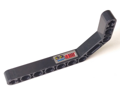 Technic, Liftarm 1 x 11.5 Double Bent Thick with Red Control Pad, Blue Vents and Gauges Pattern (Sticker) - Set 8229