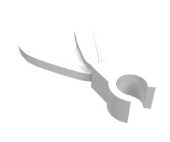 Minifigure, Headgear Accessory Plume Feathers with Clip