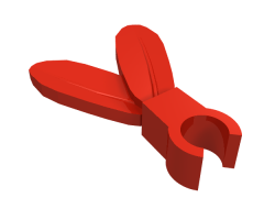 Minifigure, Headgear Accessory Plume Feathers with Clip
