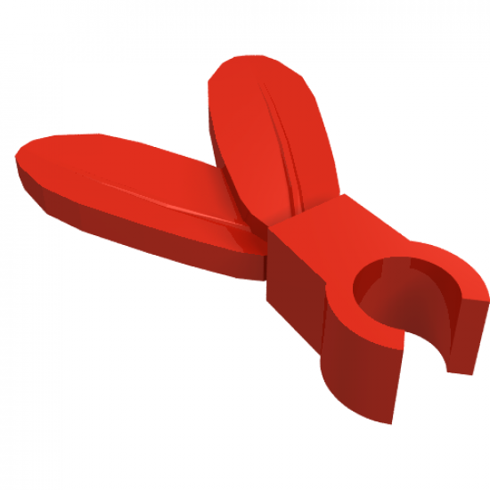 Minifigure, Headgear Accessory Plume Feathers with Clip