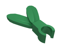 Minifigure, Headgear Accessory Plume Feathers with Clip