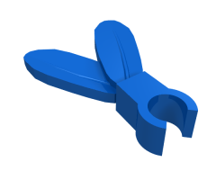 Minifigure, Headgear Accessory Plume Feathers with Clip