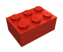 Brick 2 x 3 without Cross Supports