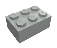 Brick 2 x 3 without Cross Supports