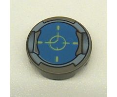 Tile, Round 2 x 2 with Tracking Screen Pattern