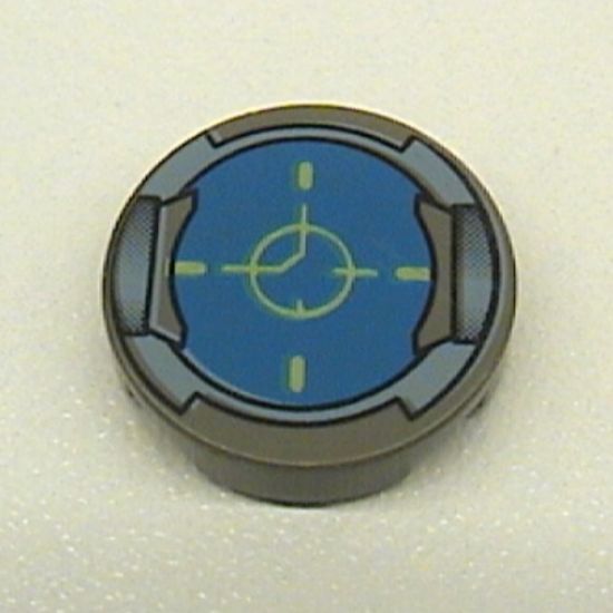 Tile, Round 2 x 2 with Tracking Screen Pattern