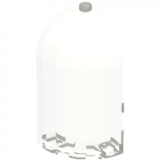 Panel 3 x 3 x 6 Corner Convex with Curved Top