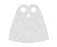 Minifigure, Body Wear Cape Cloth, Standard - Traditional Starched Fabric - Height 4 cm (22231)