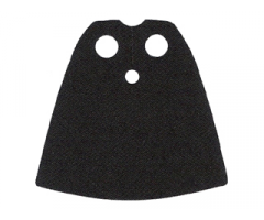 Minifigure, Body Wear Cape Cloth, Standard - Traditional Starched Fabric - Height 4 cm (22231)