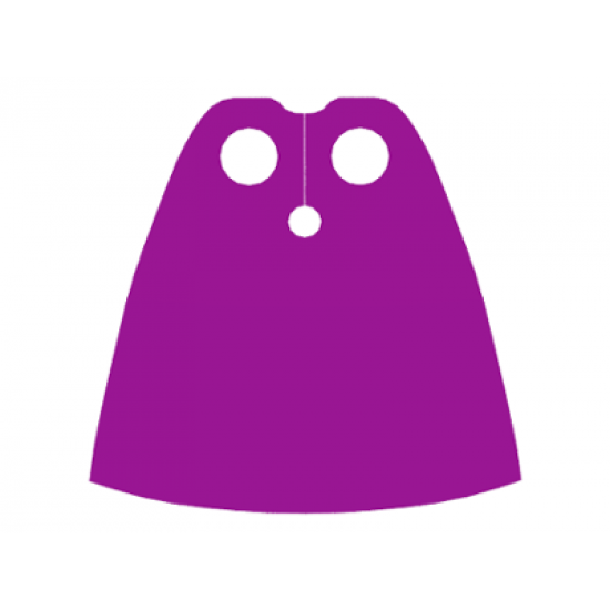 Minifigure, Body Wear Cape Cloth, Standard - Traditional Starched Fabric - Height 4 cm (22231)