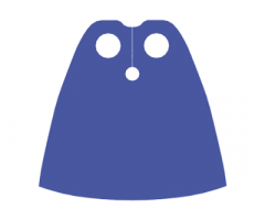 Minifigure, Body Wear Cape Cloth, Standard - Traditional Starched Fabric - Height 4 cm (22231)