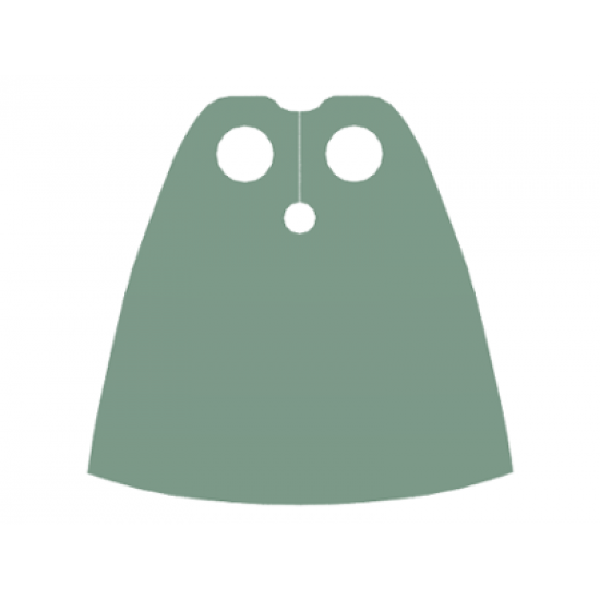 Minifigure, Body Wear Cape Cloth, Standard - Traditional Starched Fabric - Height 4 cm (22231)