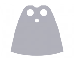 Minifigure, Body Wear Cape Cloth, Standard - Traditional Starched Fabric - Height 4 cm (22231)