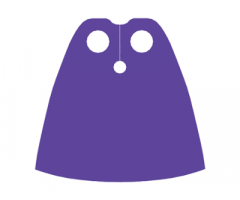 Minifigure, Body Wear Cape Cloth, Standard - Traditional Starched Fabric - Height 4 cm (22231)