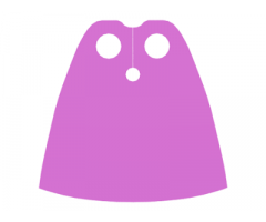 Minifigure, Body Wear Cape Cloth, Standard - Traditional Starched Fabric - Height 4 cm (22231)