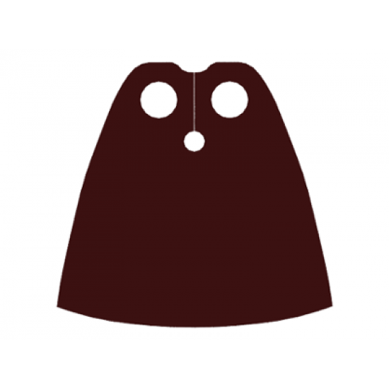 Minifigure, Body Wear Cape Cloth, Standard - Traditional Starched Fabric - Height 4 cm (22231)