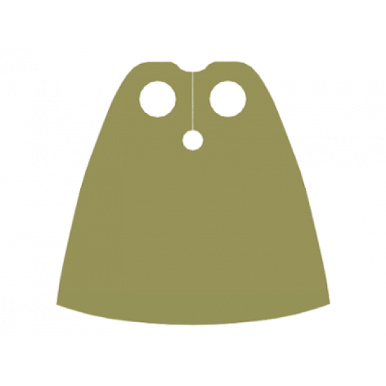 Minifigure, Body Wear Cape Cloth, Standard - Traditional Starched Fabric - Height 4 cm (22231)