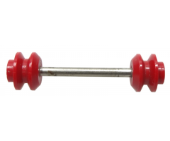 Wheel Pair on Axle for Wheel Brick 3137 - Single Tire Wheel