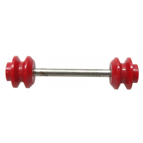 Wheel Pair on Axle for Wheel Brick 3137 - Single Tire Wheel