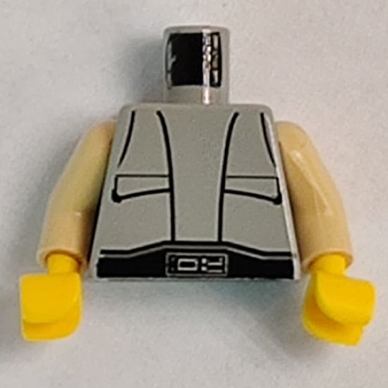 Torso SW Pocket-Vest and Techno-Buckle Pattern (Lobot) / Tan Arms / Yellow Hands