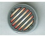 Tile, Round 2 x 2 with Headlight Pattern (Sticker) - Set 7475
