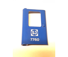 Door 1 x 4 x 5 Train Left with Swedish Train Logo and '7760' Pattern (Sticker) - Set 7760