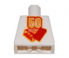Torso Lego 50 Year Anniversary Logo Pattern