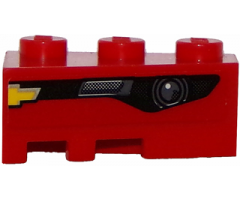 Wedge 3 x 2 Right with Chevrolet Camaro Car Headlight Pattern (Sticker) - Set 75874