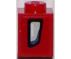 Brick 1 x 1 with Camaro Air Vent / Fog Light Pattern Model Right Side (Sticker) - Set 75874