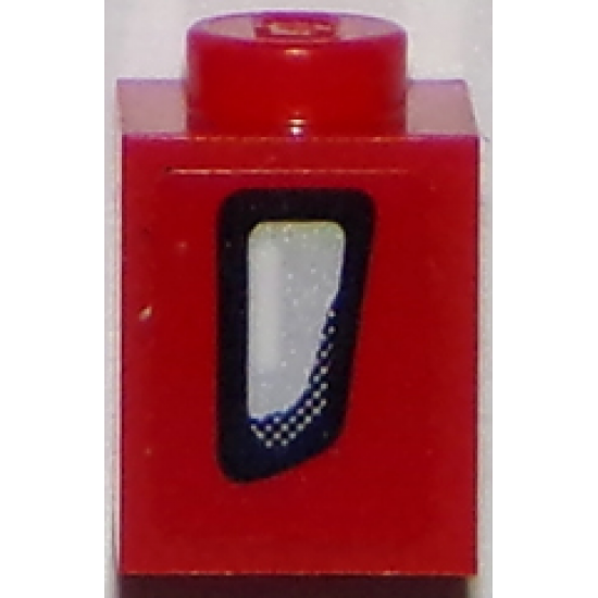 Brick 1 x 1 with Camaro Air Vent / Fog Light Pattern Model Right Side (Sticker) - Set 75874