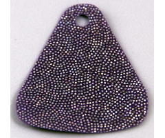 Mini Doll, Cape Cloth, Friends, Tapered with Small Top Hole with Silver Iridescent Dots Pattern - Traditional Starched Fabric