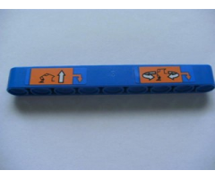 Technic, Liftarm 1 x 9 Thick with Arm Up and Arm Rotate Pattern (Stickers) - Set 8273