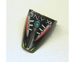 Technic Throwbot Visor with RoboRider Onyx Pattern