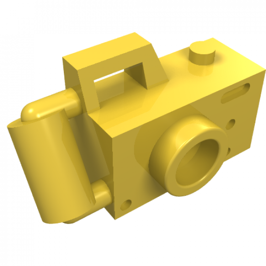 Minifigure, Utensil Camera Handheld Style with Compact Bar Handle