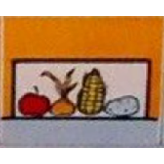 Duplo, Tile 2 x 2 x 1 with Farmhouse Mosaic Picture 15 Pattern (Set 9220)