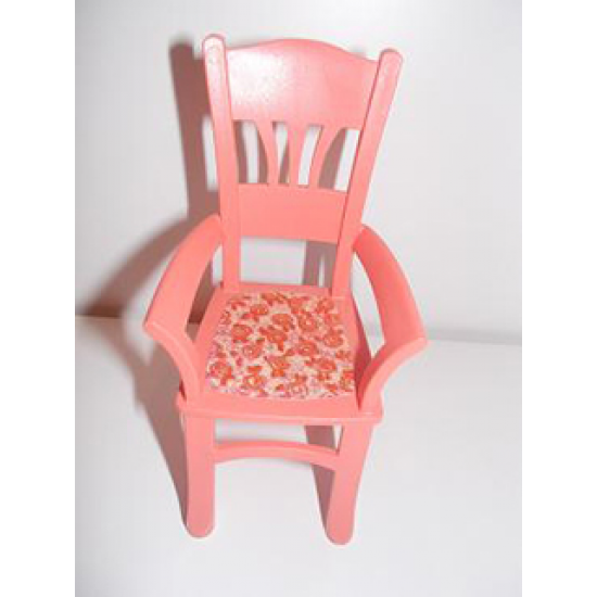 Scala Chair - Highback Dining with Flowers on Light Pink Background Pattern (Sticker) - Set 3270