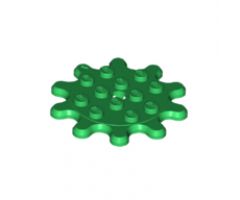 Plate, Round 4 x 4 with 10 Gear Teeth / Flower Petals
