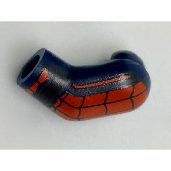 Arm, Left with Black and Red Webbing Pattern