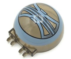 Windscreen 6 x 6 x 3 Canopy Half Sphere with Dual 2 Fingers and SW Droid Tri-Fighter Pattern